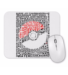 Pokeball Poketop Pokemon Go Pikachu Mouse Pad