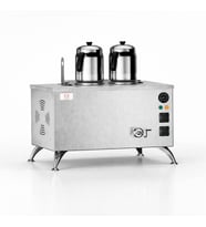 Anka Pro Elektrikli Full Otomatik Çay Kazanı 2 Demlikli 20 Litre Paslanmaz