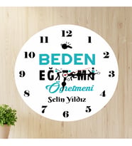 Beden Eğitimi Öğretmeni Duvar Saati