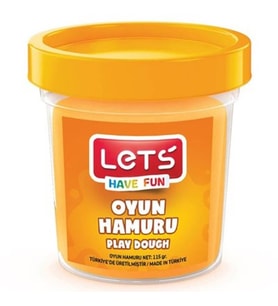 Lets Oyun Hamuru 115 Gr Turuncu - 2 adet
