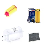 Bosch Filtre Bakım Seti Mercedes C200 W203 2003-2007 Benzinli Hava + Yağ F + Yakıt F. + Polen Sardes