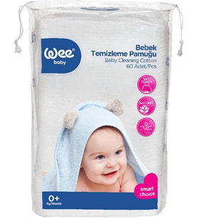 Lexroo 60'lı Bebek Temizleme Pamuğu