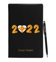 Yılbaşı İçin Kişiye Özel Tasarım Defter Kalem Seti