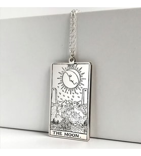 Kişiye Özel Tarot (The Moon) Ay Kolye
