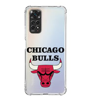 Xiaomi Redmi Note 11 Pro  Köşe Korumalı Antishock Kapak Chicago Bulls Tasarımlı Şeffaf Kılıf