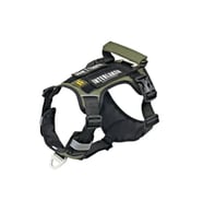INTERLAKEN Köpek HARNESS Kosum Takimi Hafif Küçük ve Büyük Köpekler Uzanma Önleyici Gögüs Tasmasi SIYAH&YESIL L BEDEN