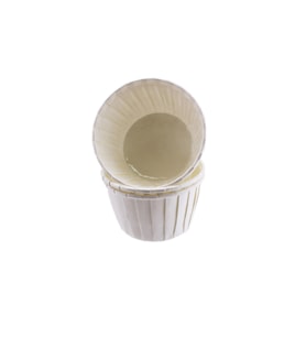Cupcake Kalıbı Orta Boy Düz Renk  50*39 Mm (50 Adet)  Beyaz
