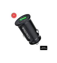 20w PD + Usb-A Quick Charge 3.0 Süper Hızlı Dual Port Araç Çakmaklık Şarj Cihazı