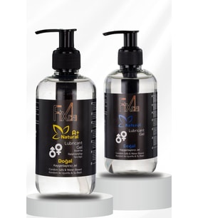 250 ml Natural A Plus Lubrikant Jel + Fixcla 250 ml Natural Lubrikant Jel 2'li Set