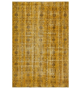 Vintage El Dokuma Eskitme Halı 146x216 cm 9980