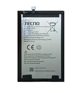 Tecno Camon 19 NEO Uyumlu Pil Sıfır - Servis