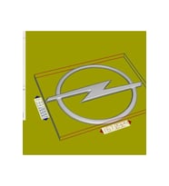 Opel logo 133mm