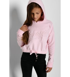 Miniğimin Cicileri Pineapple Kabartma Desenli Kız Çocuk Sweat - Pembe
