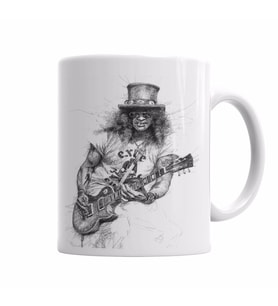 Guitarrista Slash Kupa Bardak Porselen