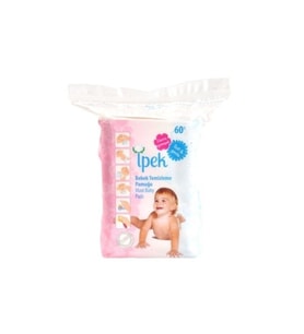 İPEK BEBEK TEMİZLEME PAMUĞU 60 ADET