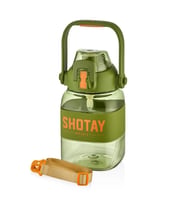 Shotay Ribbon Grib Su Matarası Tritan Yeşil 1000Ml