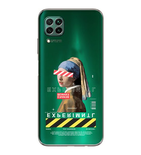 Huawei P40 Lite Uyumlu Baskılı Yumuşak Silikon Şeffaf Telefon Kılıfı
