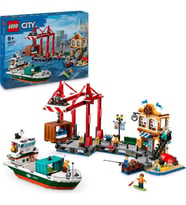 Lego City Yük Gemili Liman 60422 Lisanslı Ürün