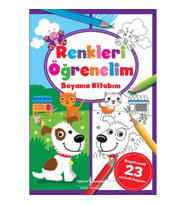 Renkleri Öğrenelim Boyama Kitabım
