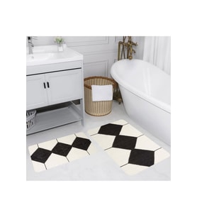 Eliana Home Baskılı 2'li Banyo Paspas Takımı RVG5150
