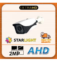 ULTRA HD 2MP STARLİGHT 4 Atom Led - AHD Kamerası - Güvenlik Kamerası