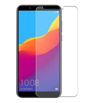 Huawei Y7 2018 Uyumlu Ekran Koruyucu Screen Protector Tempered Glass Kristal Netliğinde %100 HD Görüntü, Yüksek Kalite Kırılmaz Temperli Cam (Şeffaf)