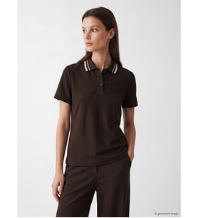 LCW Modest Kahverengi Soft Touch Kadın Tişört