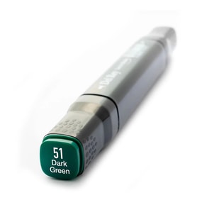 DEL REY TWIN MARKER BG51 DARK GREEN