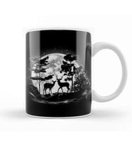 Moonlight Deer Kupa Bardak Porselen