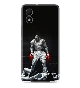 TCL 303 Kılıf Resimli Desenli Baskılı Silikon Muhammed Ali 1369