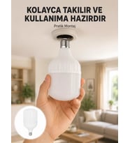 Northcity Acil Durumlara Uygun Şarjlı Torch LED Ampul 30 Watt Yeni Nesil
