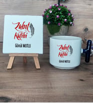 Zabıt Katibi Hediye Seti Kupa Bardak T Kulplu ve Dekoratif Taş Zabıt Katibine Hediye (Model 2)