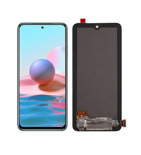 Xiaomi Redmi Note 10 4G ile Uyumlu Oled Ekran Dokunmatik (Siyah)