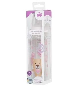 Nip 250 Ml Cam Biberon 0-6 Ay - Pembe