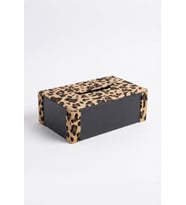PEÇETLİK CASALONA KAHVE LEOPAR TÜY