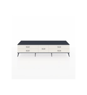 Hyperion TV Ünitesi 5 Çekmeceli  220x44x51 Antrasit-Çam/Aytaşı