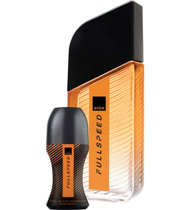 Avon Full Speed Erkek Parfüm EDT 75 Ml ve 50 Ml Roll On Hediyelik Set Şık Tasarım