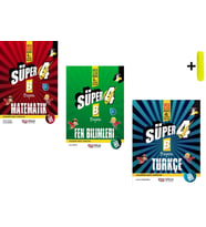 Nitelik 4.Sınıf Yeni Nesil Süper Matematik Fen Ve Türkçe (B) Soru Kitabı Yeni