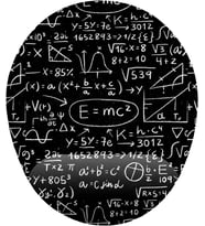 E=mc2 ve Formül Bilek Destekli Mouse Pad