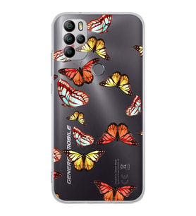 PrintiFy GM 21 Pro New Edition ile Uyumlu 1mm Slim Fit Water Color 2 Baskılı Silikon Şeffaf Kılıf