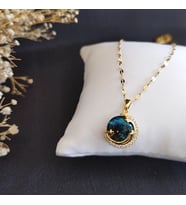 ÇELİK GEZEGEN KOLYE (Gold)