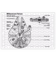 Star Wars Melennium Falcon Puzzle 240 Parça Yapboz