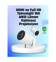 4K Uyumlu 130 İnç Full HD Projeksiyon ve Kablosuz Aktarım Özelliği