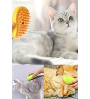 Buharlı Kedi & Köpek Yıkama Fırçası Tarağı Yumuşak Silikon