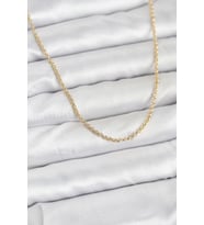 CM 14K Gold Renk Halka Model 60 cm Kadın Kolye