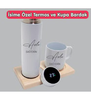 Termos ve Kupa Bardak İsime Özel Hediyelik