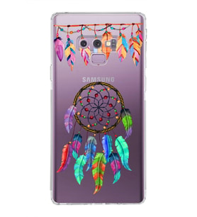 PrintiFy Samsung Galaxy Note 9 ile Uyumlu Nazar Boncuğu 6  Kamera Korumalı Şeffaf Silikon Kılıf