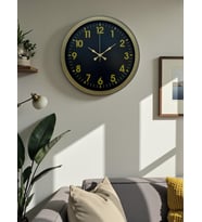 40 Cm Metal Eskitme Klasik Duvar Saati