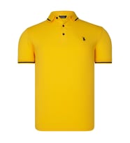 T8586 DEWBERRY ERKEK POLO YAKA T-SHIRT-SARI
