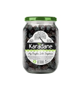 Karadane Doğal Az Tuzlu Sele Zeytini 351-380 Kalibre 500 g e
